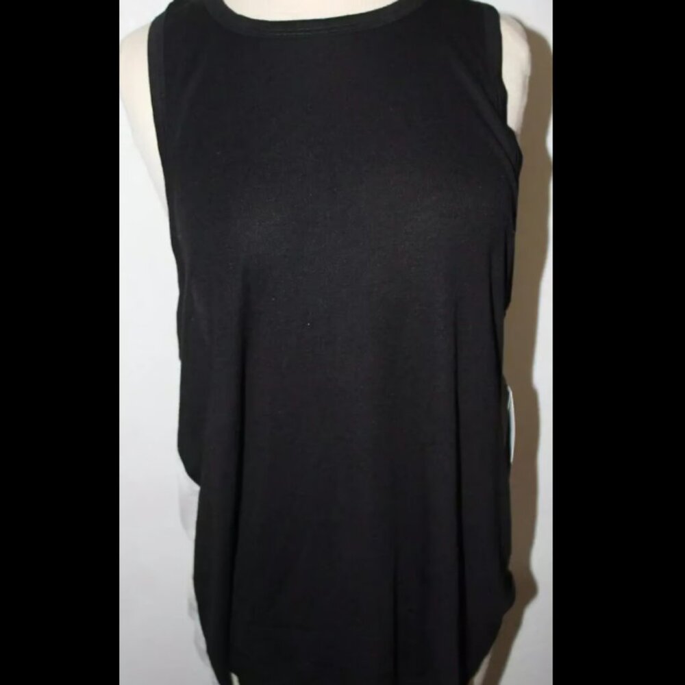 Women's MBM New With Tags Athletic Muscle Top Size Large Polyester Lyocell Blend